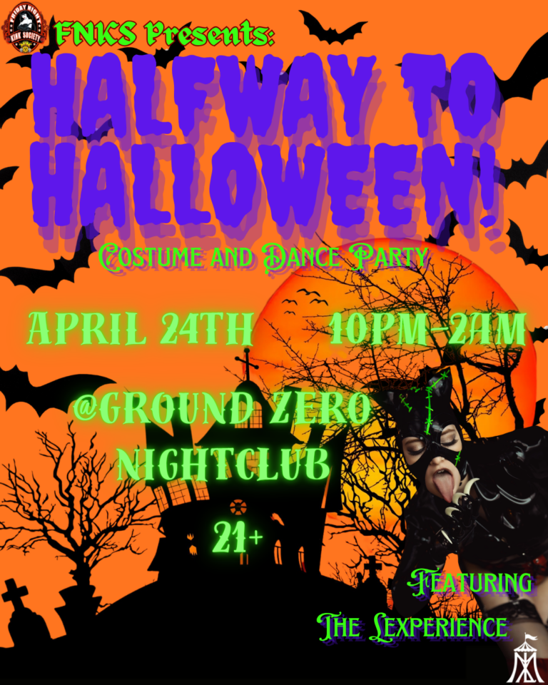 Halfway to Halloween Event Poster